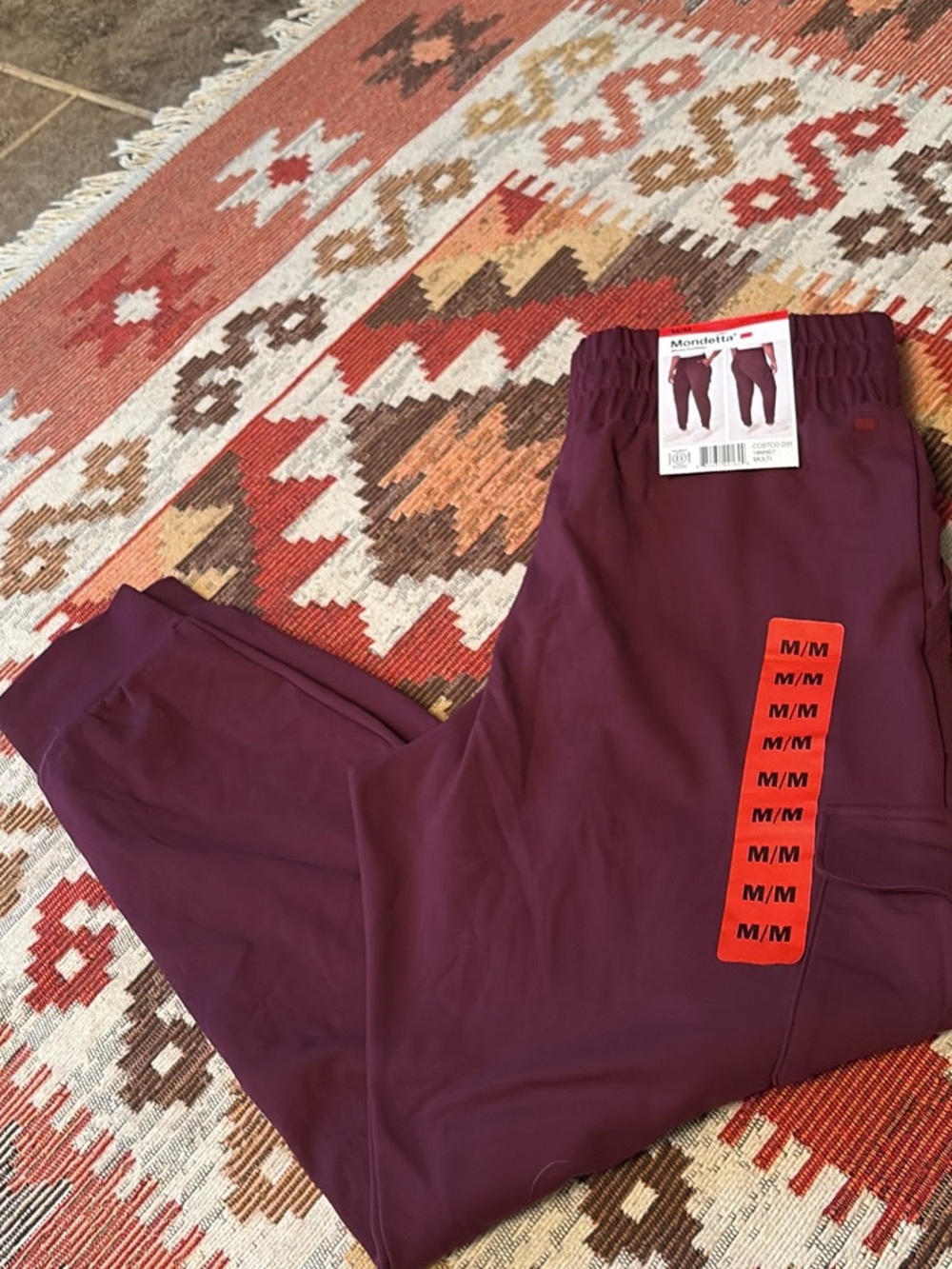 Mondetta women’s  Maroon Athletic Joggers - Medium